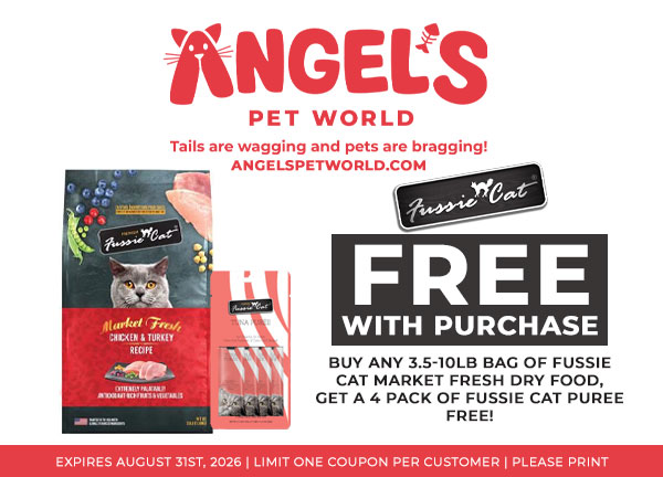 Get a 4 pack of Fussie Cat Puree Free
